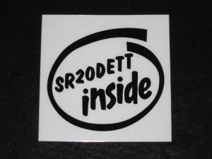 画像1: INSIDEステッカー SR20DETT インサイド
