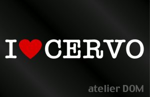 画像1: I LOVE CERVO セルボ ステッカー