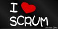 I LOVE SCRUM まるもじステッカー