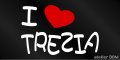 I LOVE TREZIA まるもじステッカー