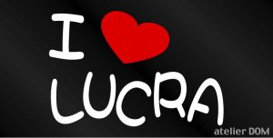 画像1: I LOVE LUCRA まるもじステッカー