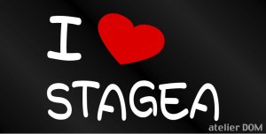 画像1: I LOVE STAGEA まるもじステッカー