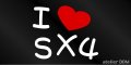 I LOVE SX4 まるもじステッカー