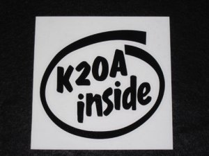 画像1: INSIDEステッカー K20A インサイド