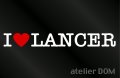 I LOVE LANCER ランサー ステッカー