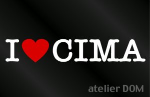 画像1: I LOVE CIMA シーマ ステッカー
