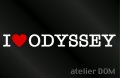 I LOVE ODYSSEYオデッセイ ステッカー