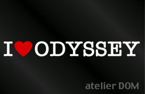 画像1: I LOVE ODYSSEYオデッセイ ステッカー