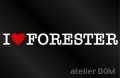 I LOVE FORESTER フォレスター ステッカー