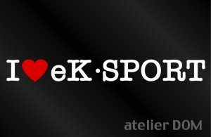 画像1: I LOVE eKSPORT eKスポーツ ステッカー