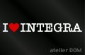 I LOVE INTEGRA インテグラ ステッカー