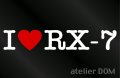 I LOVE RX-7 ステッカー