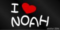 I LOVE NOAH まるもじステッカー