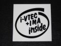 INSIDEステッカー i-VTEC+IMA インサイド