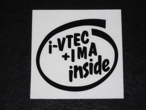 画像1: INSIDEステッカー i-VTEC+IMA インサイド