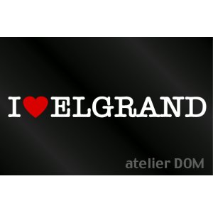 画像: I LOVE ELGRAND エルグランド ステッカー