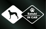 画像: ドッグステッカー サルーキー IN CAR