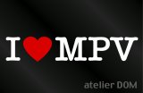 画像: I LOVE MPV ステッカー