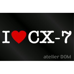 画像: I LOVE CX-7 ステッカー