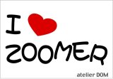 画像: I LOVE ZOOMER まるもじステッカー