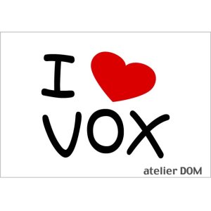 画像: I LOVE VOX まるもじステッカー