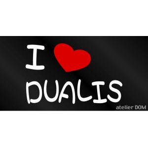 画像: I LOVE DUALIS まるもじステッカー