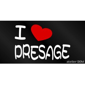 画像: I LOVE PRESAGE まるもじステッカー