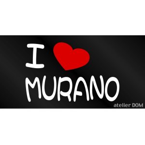 画像: I LOVE MURANO まるもじステッカー