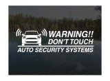 画像: MINI ミニクーパー F65 F66用セキュリティーステッカー 3枚セット