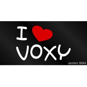 画像: I LOVE VOXY まるもじステッカー