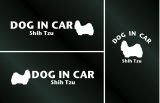 画像: ドッグステッカー『DOG IN CAR』シーズー 3枚組