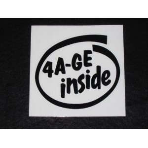 画像: INSIDEステッカー 4A-GE インサイド