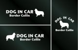 画像: ドッグステッカー『DOG IN CAR』ボーダーコリー 3枚組