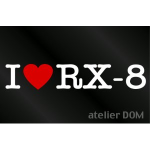 画像: I LOVE RX-8 ステッカー