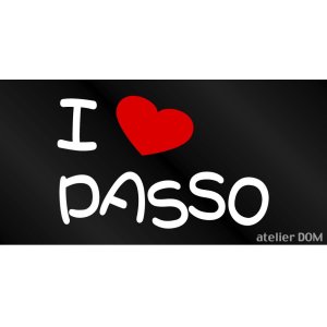 画像: I LOVE PASSO まるもじステッカー