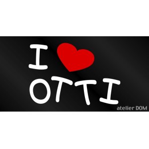 画像: I LOVE OTTI まるもじステッカー