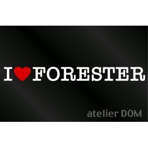 画像: I LOVE FORESTER フォレスター ステッカー