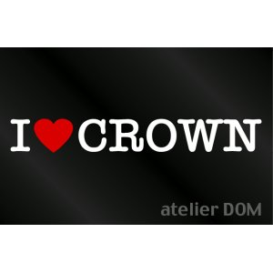 画像: I LOVE CROWN クラウン ステッカー