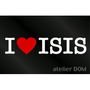 画像: I LOVE ISIS アイシス ステッカー