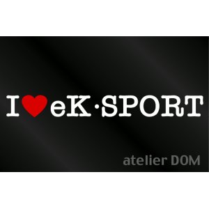 画像: I LOVE eKSPORT eKスポーツ ステッカー