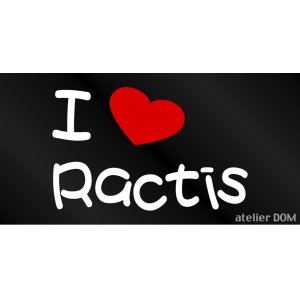 画像: I LOVE Ractis まるもじステッカー