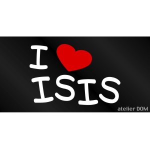 画像: I LOVE ISIS まるもじステッカー