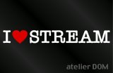 画像: I LOVE STREAMストリーム ステッカー