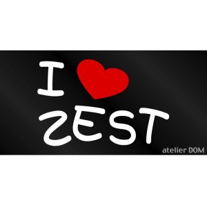 画像: I LOVE ZEST まるもじステッカー